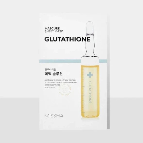 Mascure sheet mask - Whitening Solution (Glutathione)
