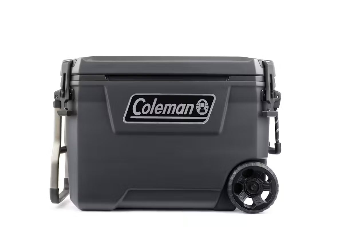 Glacière CONVOY grise avec roulettes 65qt 66l
