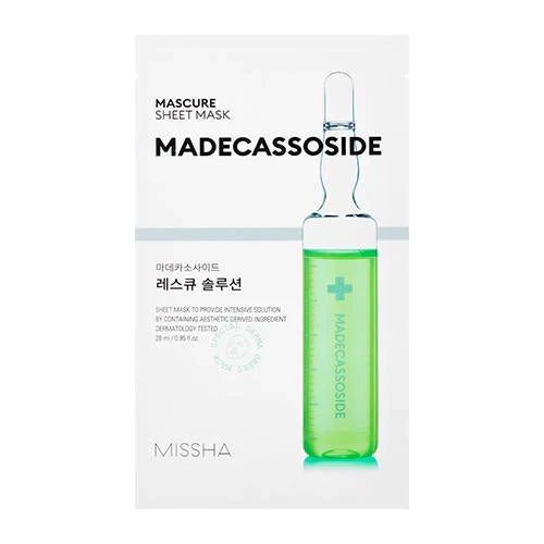 Mascure sheet mask - Rescue solution (Madecassoside)