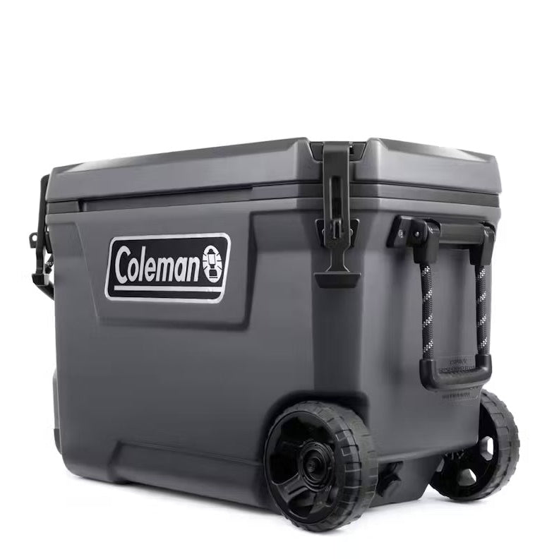 Glacière CONVOY grise avec roulettes 65qt 66l