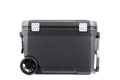 Glacière CONVOY grise avec roulettes 65qt 66l