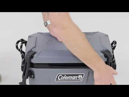 Glacière CONVOY grise avec roulettes 65qt 66l